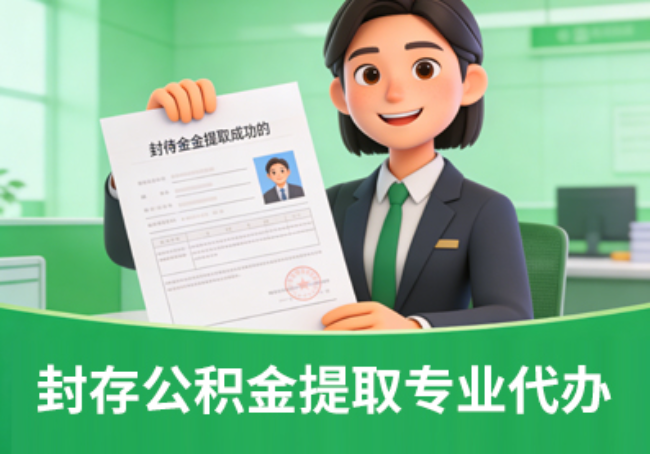 北京封存公积金代办提取